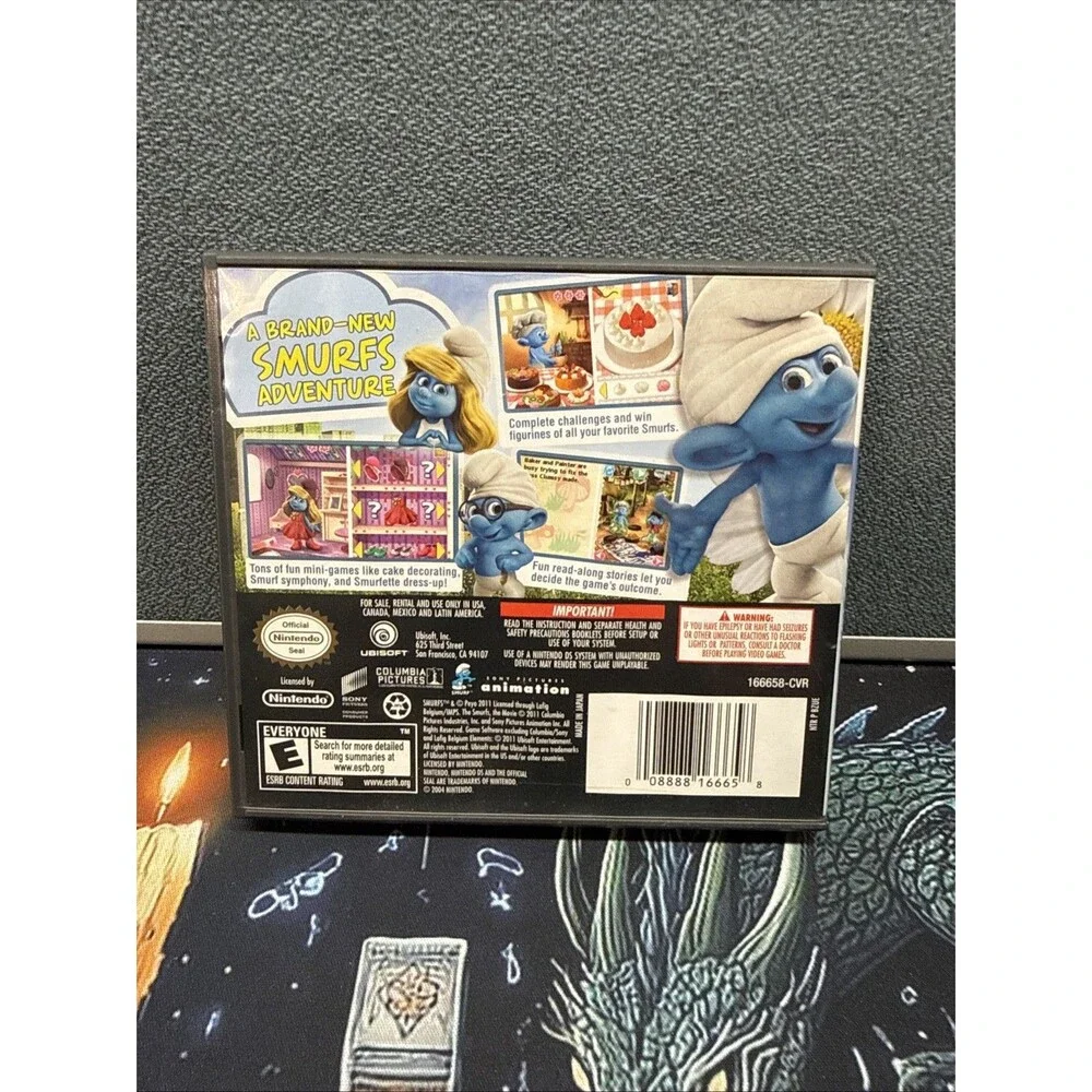 Nintendo DS - The Smurfs - Complete w/ Manual